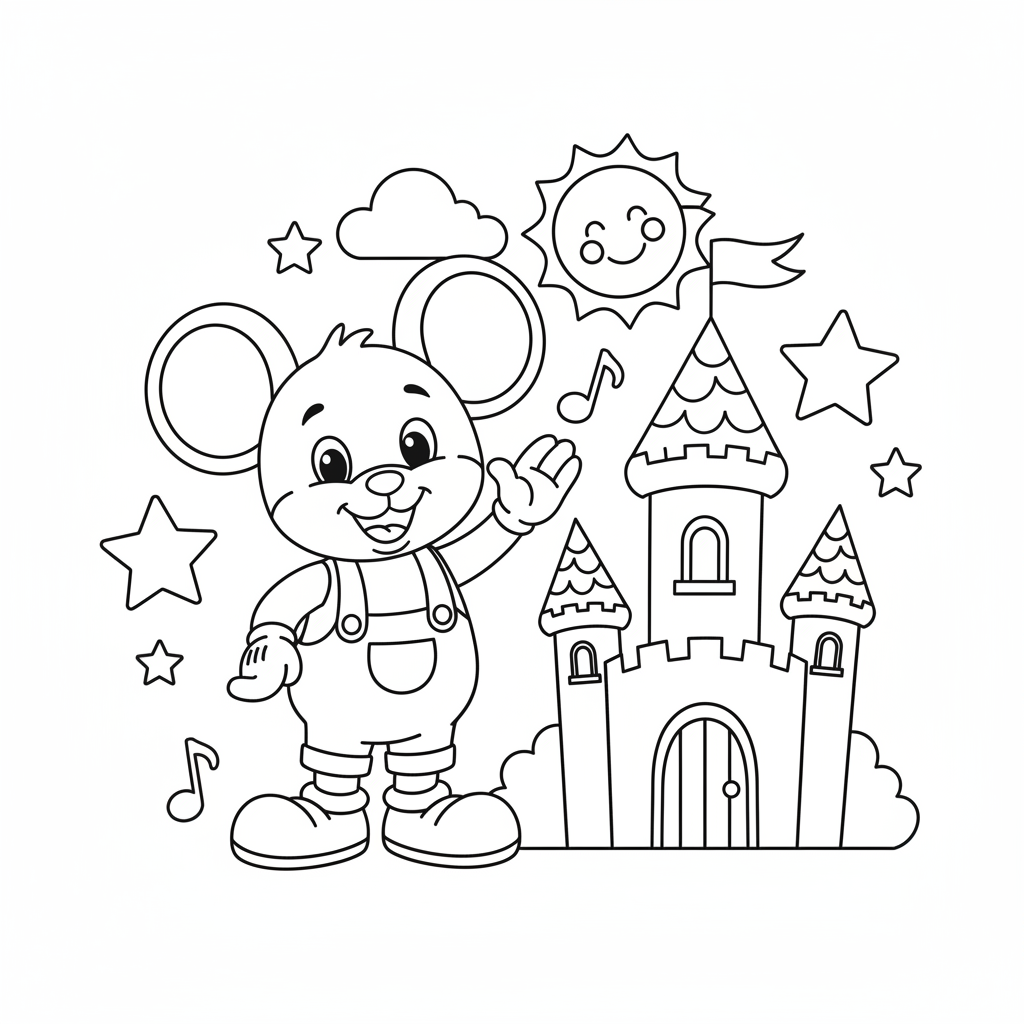 Coloriage Personnages Disney Gratuit à Imprimer