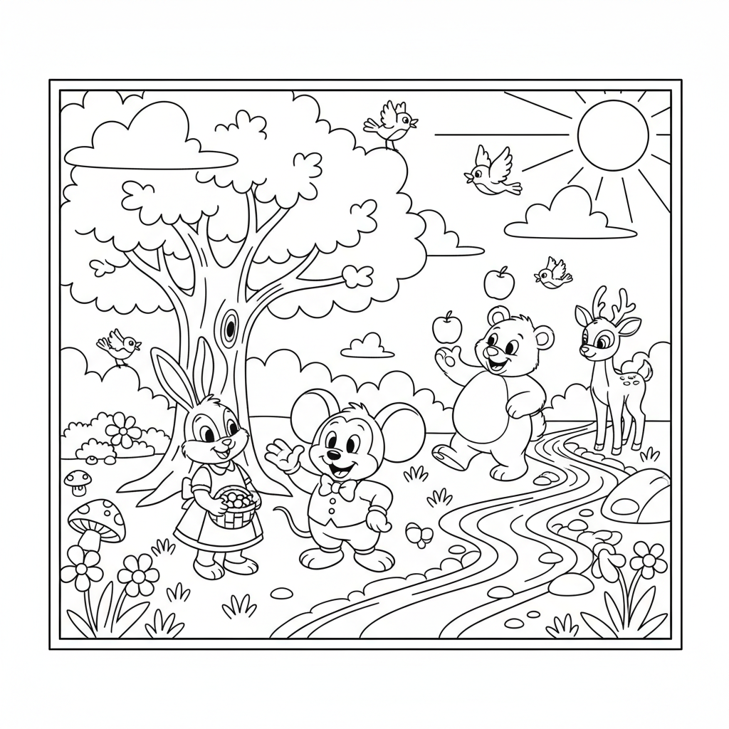 Coloriage coloriage personnages disney 3