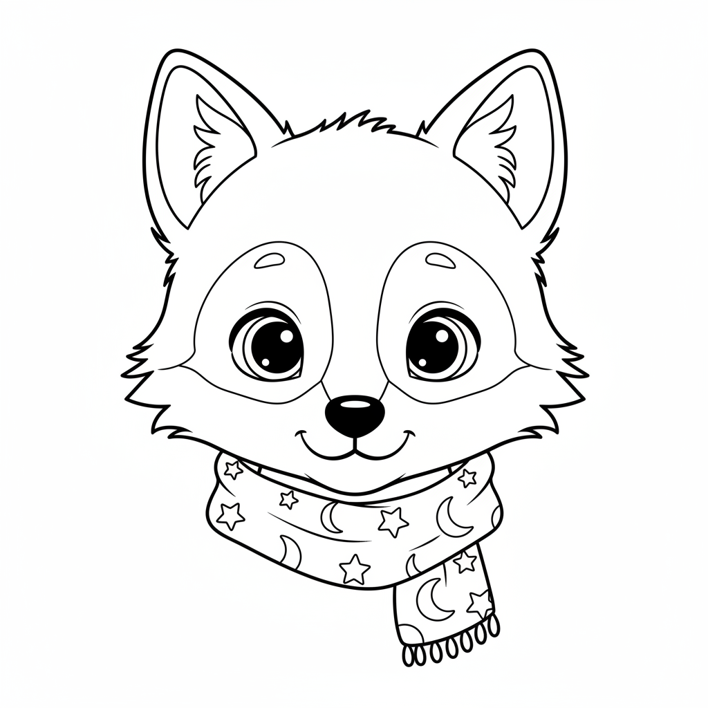 Coloriage coloriage petit loup à imprimer 4