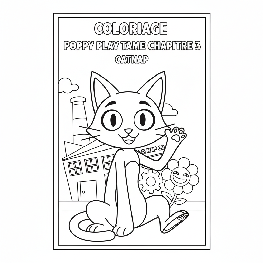Coloriage coloriage poppy playtime chapitre 3 2