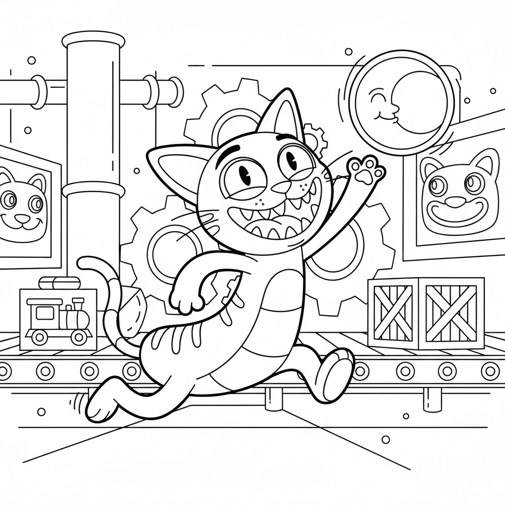 Coloriage coloriage poppy playtime chapitre 3 5