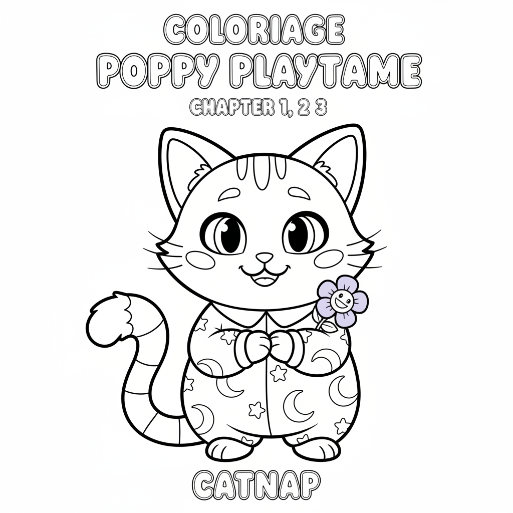 Coloriage coloriage poppy playtime chapter 1 2 3 4