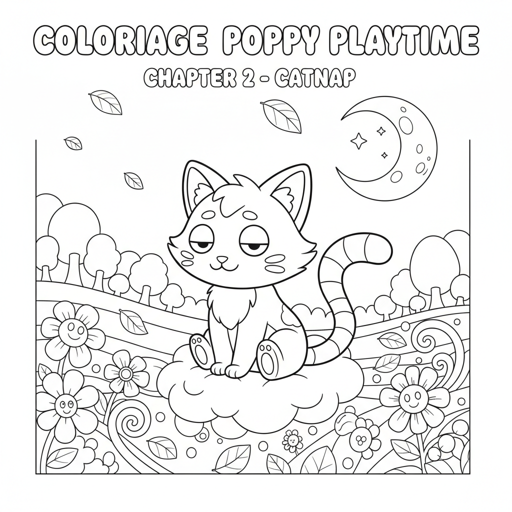 Coloriage coloriage poppy playtime chapter 2 3