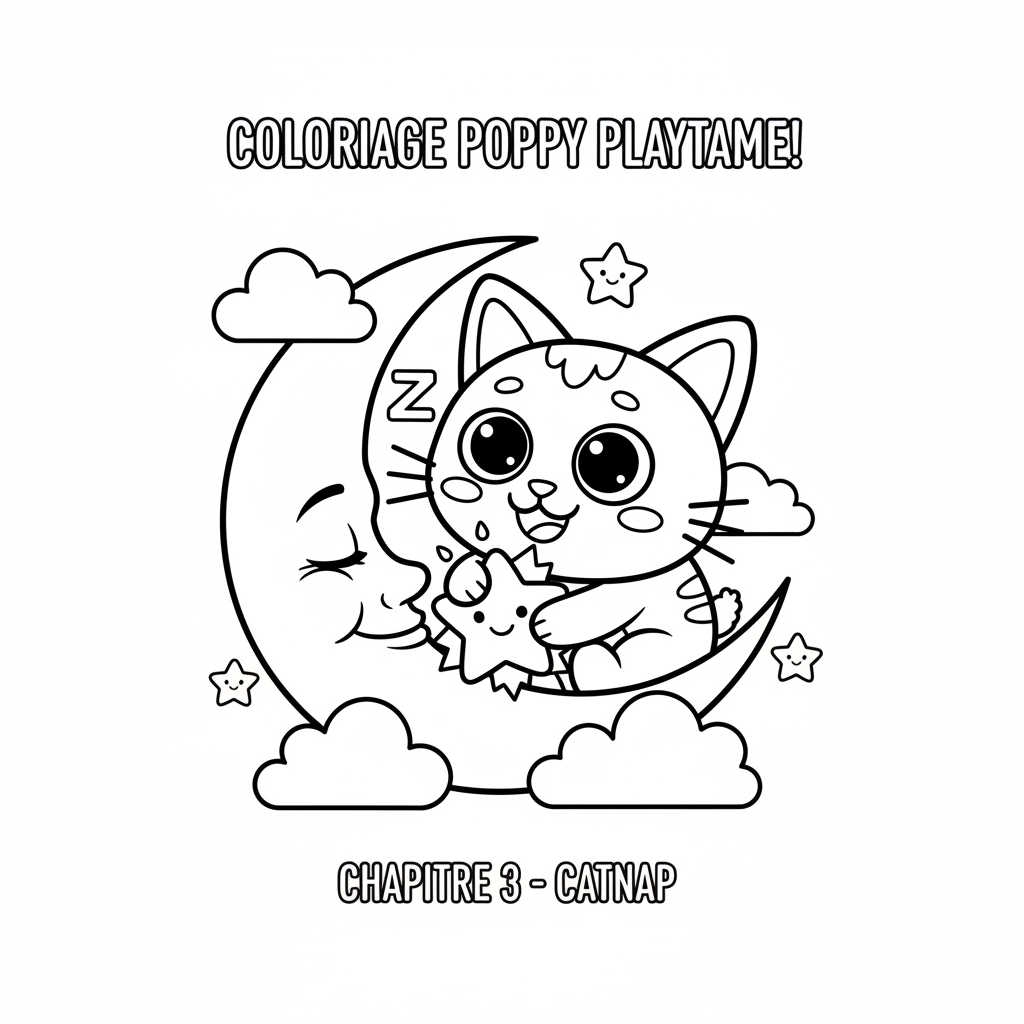Coloriage Coloriage Poppy Playtime Chapter 3 Gratuit