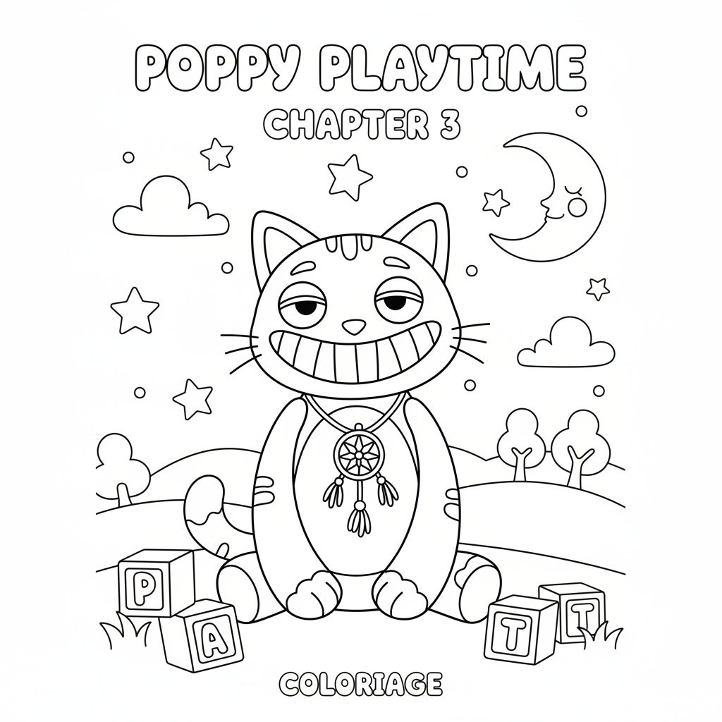 Coloriage coloriage poppy playtime chapter 3 2