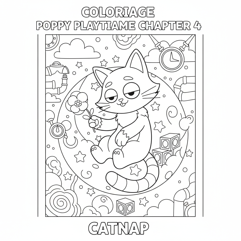 Coloriage coloriage poppy playtime chapter 4 2