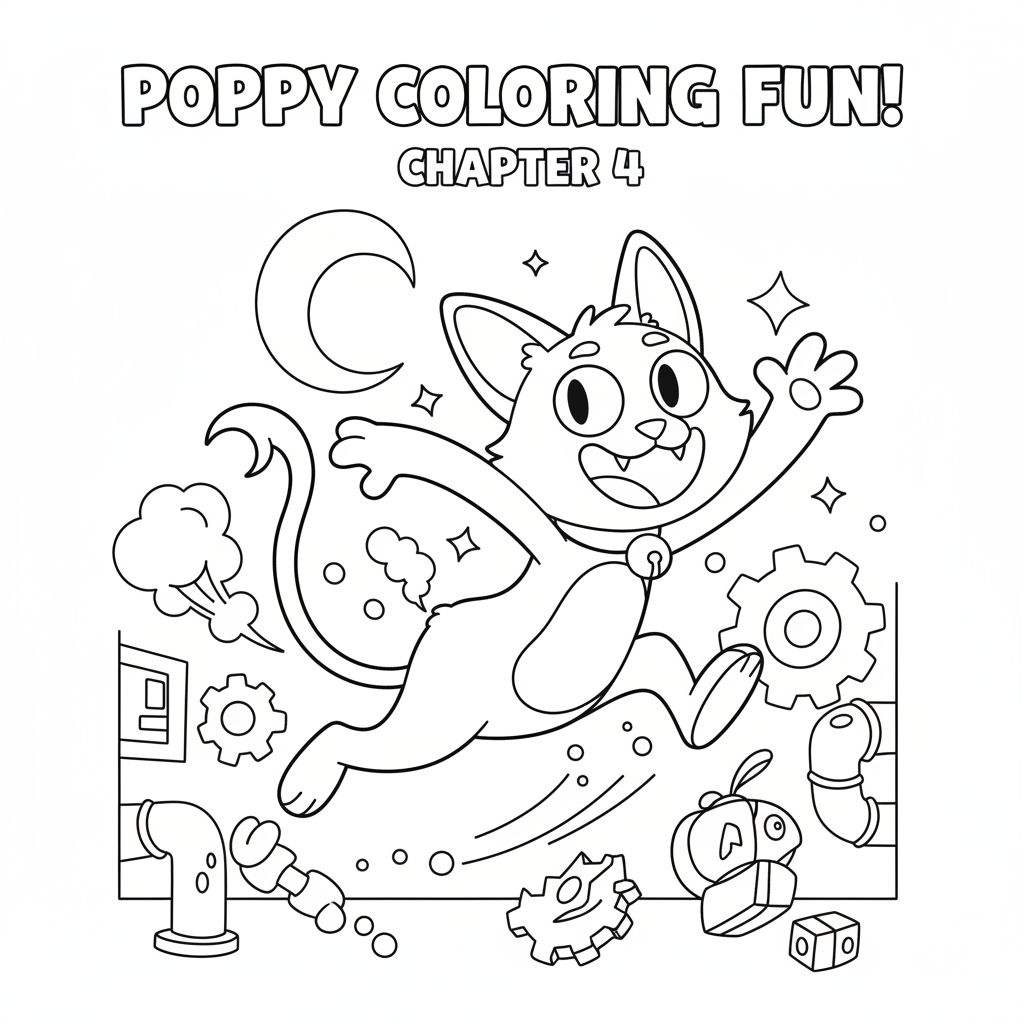 Coloriage coloriage poppy playtime chapter 4 5