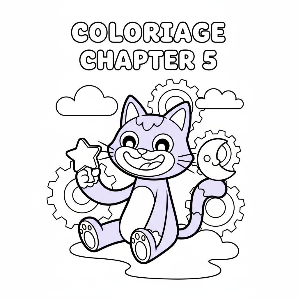 Coloriage Poppy Playtime Chapter 5 Gratuit à Imprimer