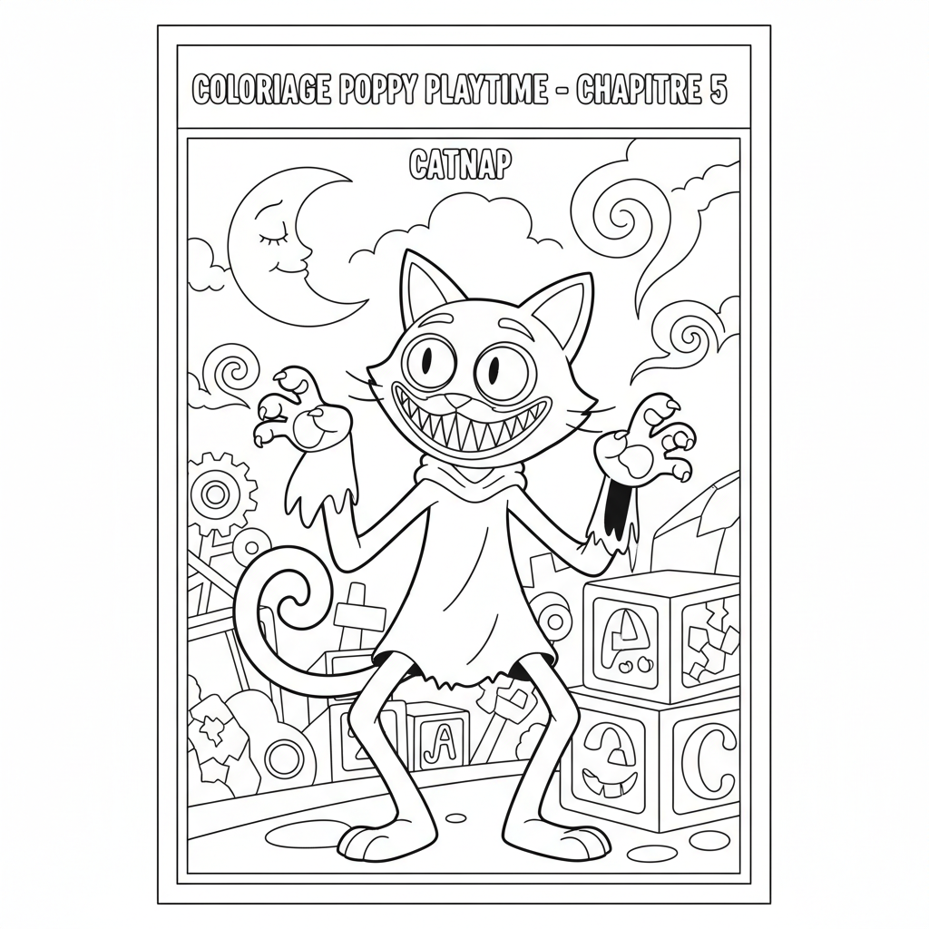 Coloriage coloriage poppy playtime chapter 5 2