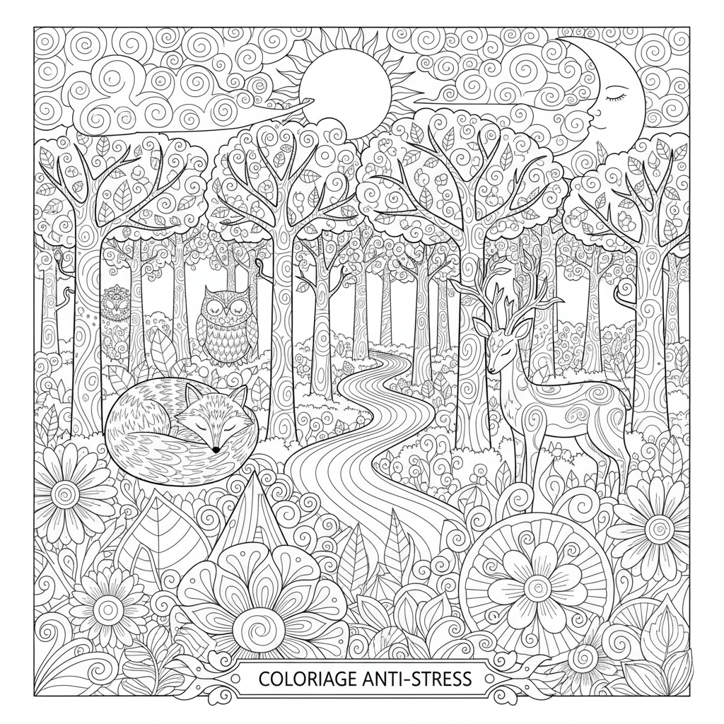 Coloriage coloriage pour adulte à imprimer 3
