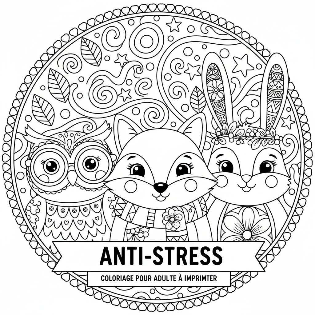 Coloriage coloriage pour adulte a imprimer 4