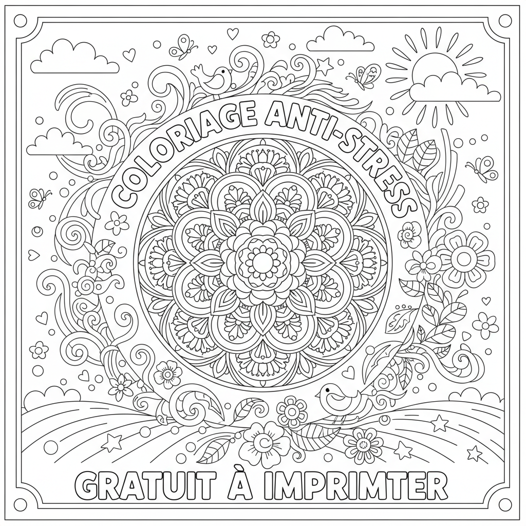 Coloriage coloriage pour adulte gratuit à imprimer 3