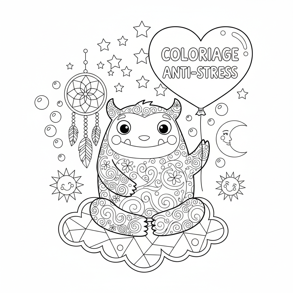 Coloriage coloriage pour adultes anti stress 2
