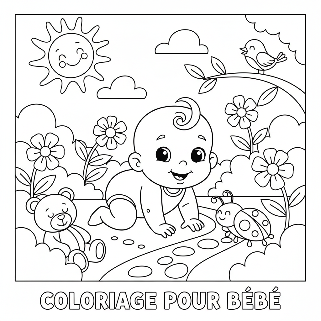 Coloriage coloriage pour bebe 3