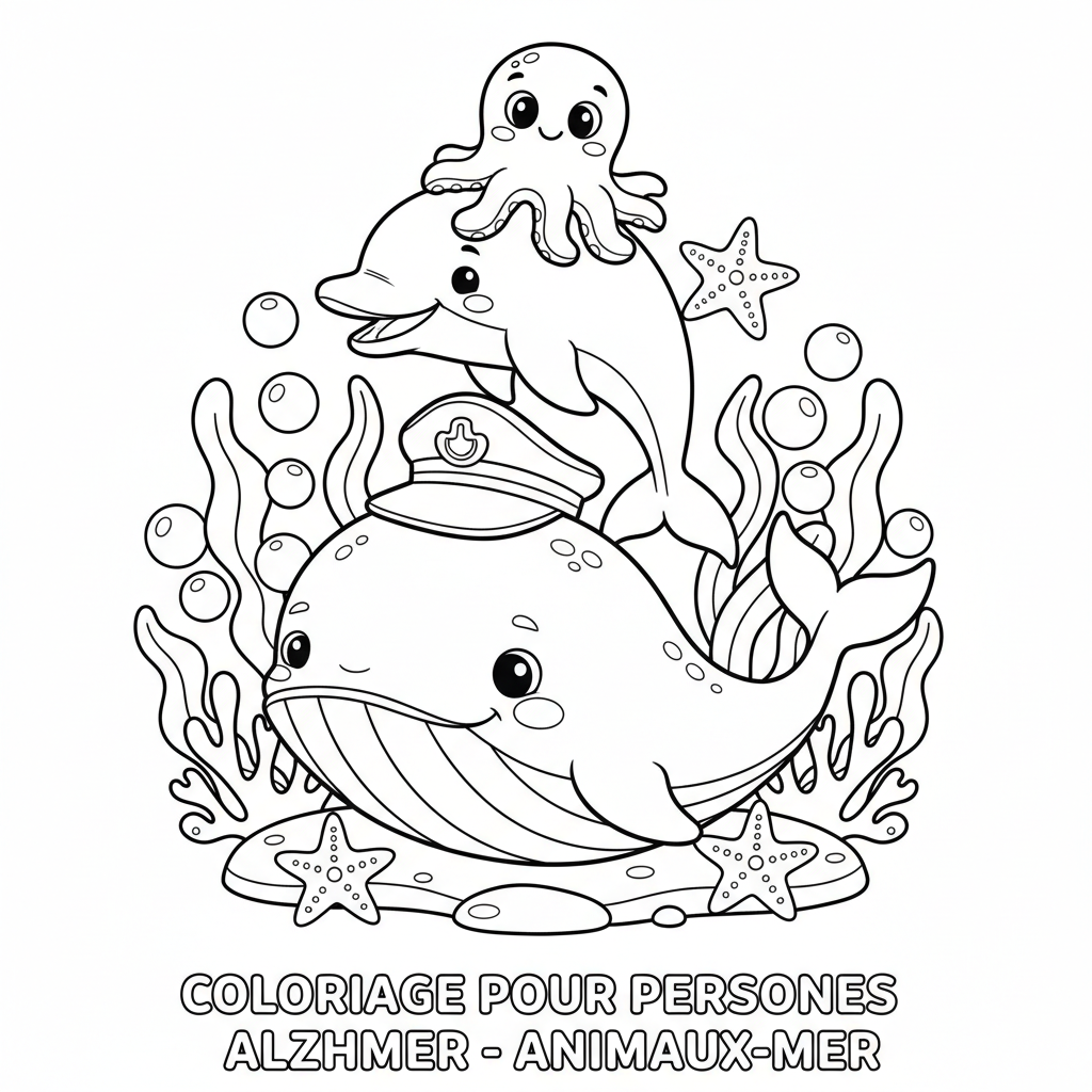 Coloriage coloriage pour personnes alzheimer à imprimer 4