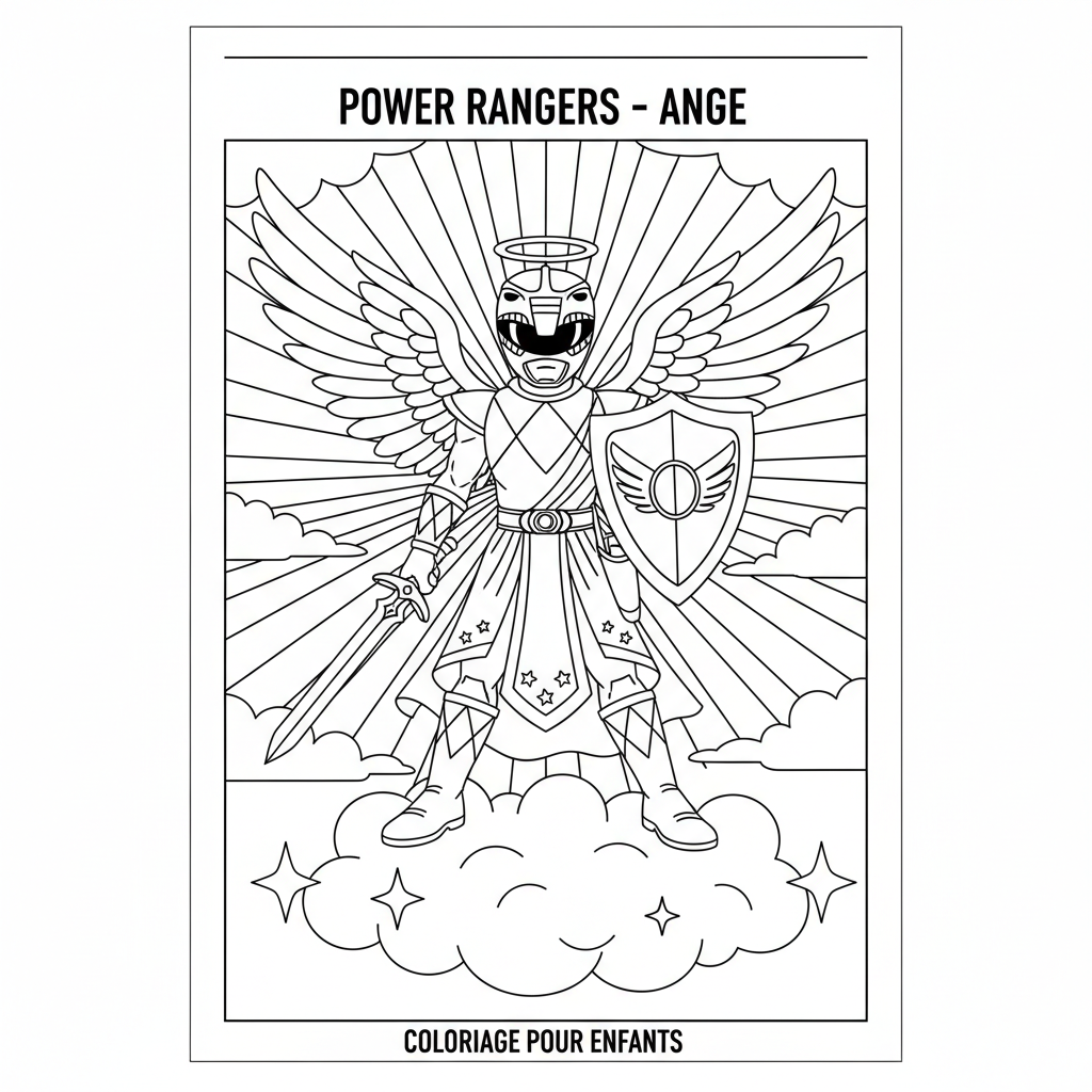 Coloriage coloriage powers rangers 2