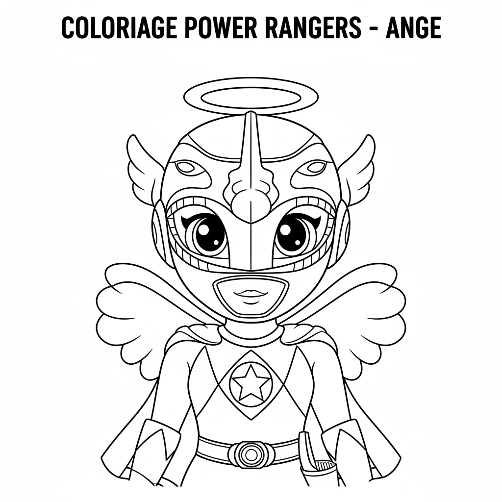 Coloriage coloriage powers rangers 4