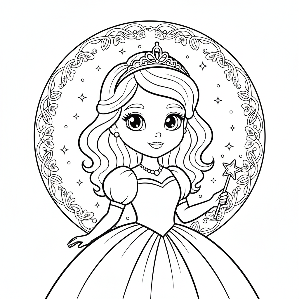 Coloriage coloriage princesses disney à imprimer 4