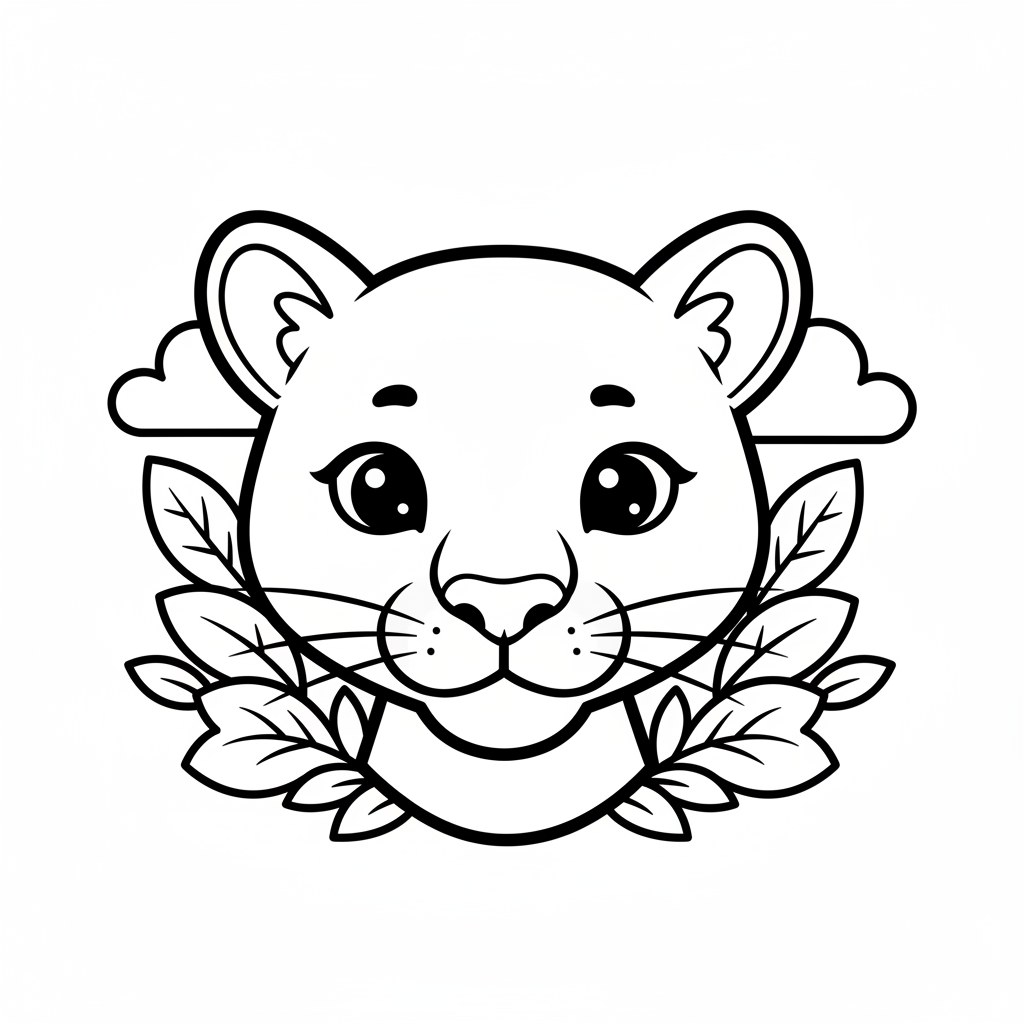 Coloriage coloriage puma 4
