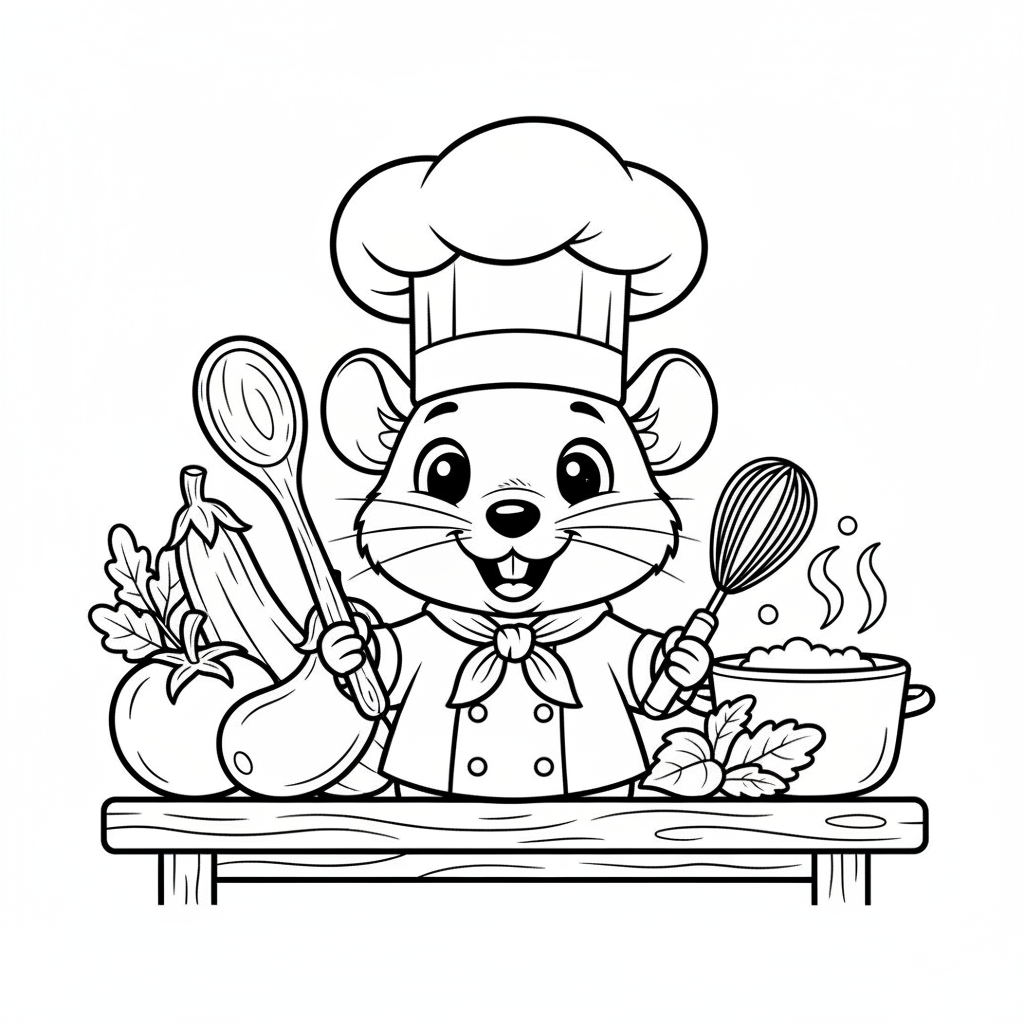 Coloriage coloriage ratatouille 4
