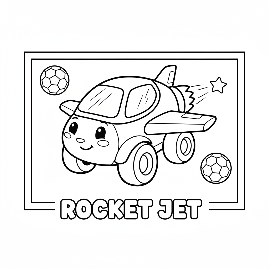 Coloriage coloriage rocket league
