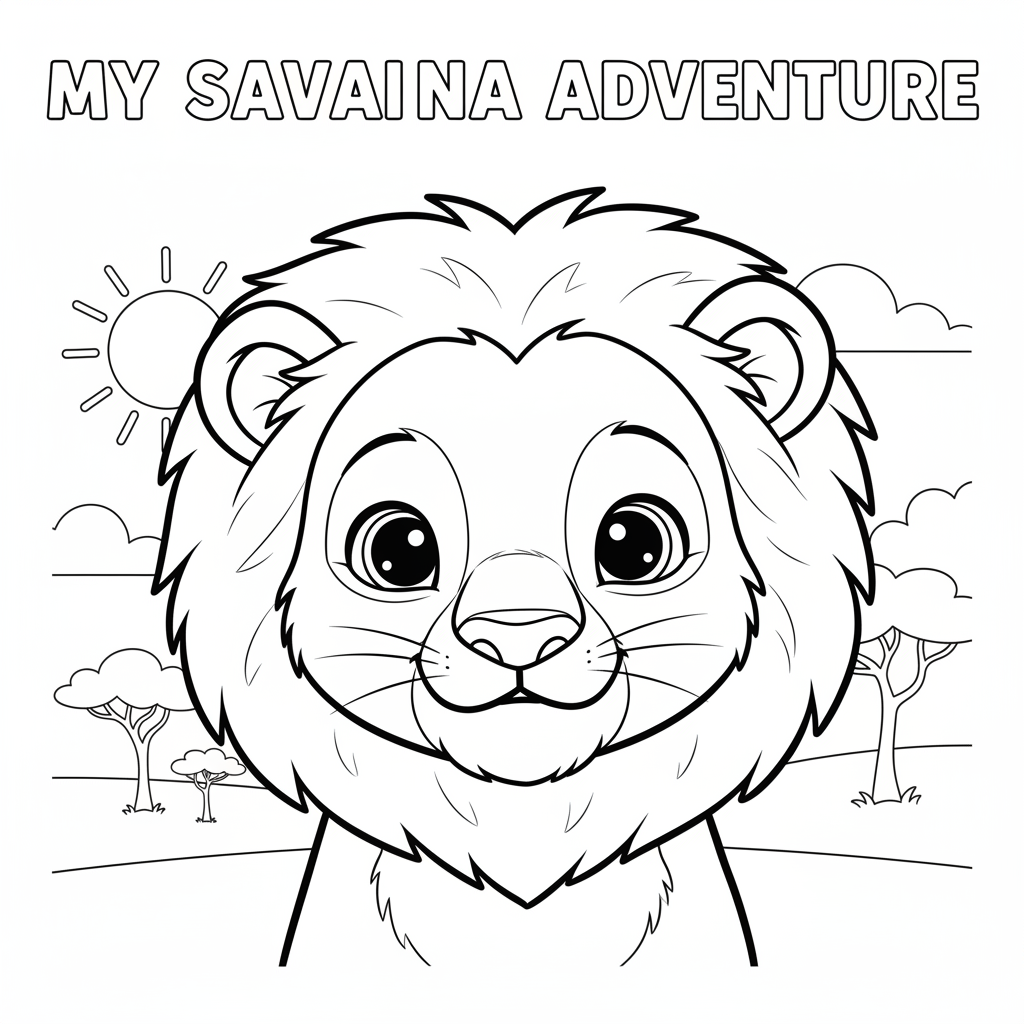 Coloriage coloriage roi lion imprimer 4