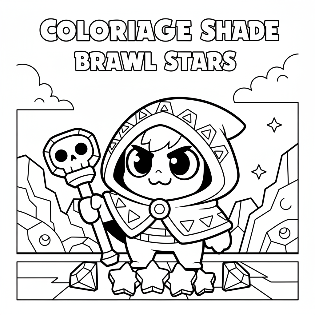 Coloriage coloriage shade brawl stars 1