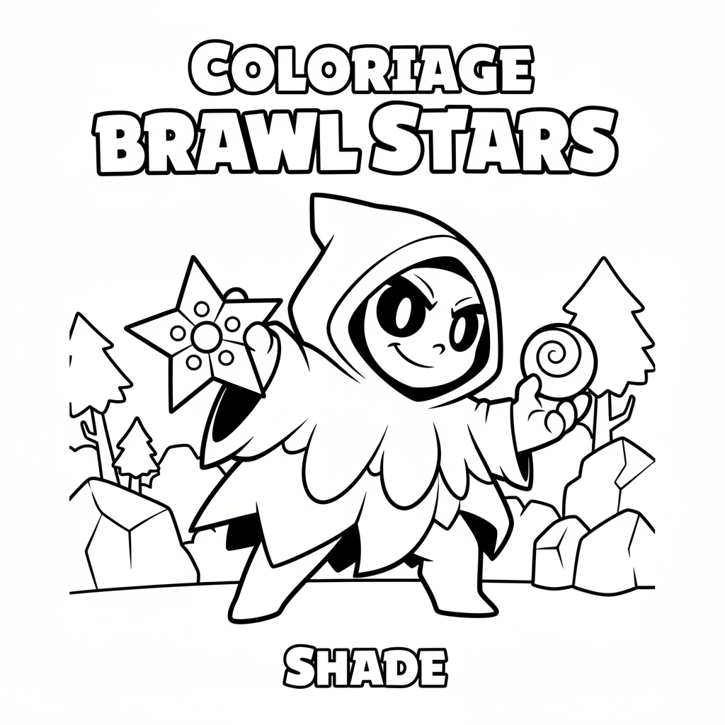 Coloriage coloriage shade brawl stars 2