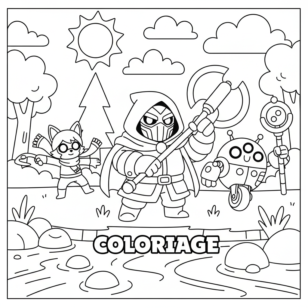 Coloriage coloriage shade brawl stars 3