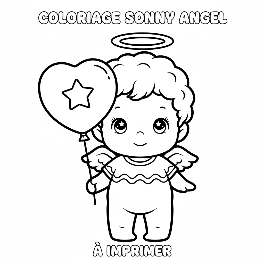 Coloriage coloriage sonny angel a imprimer 4