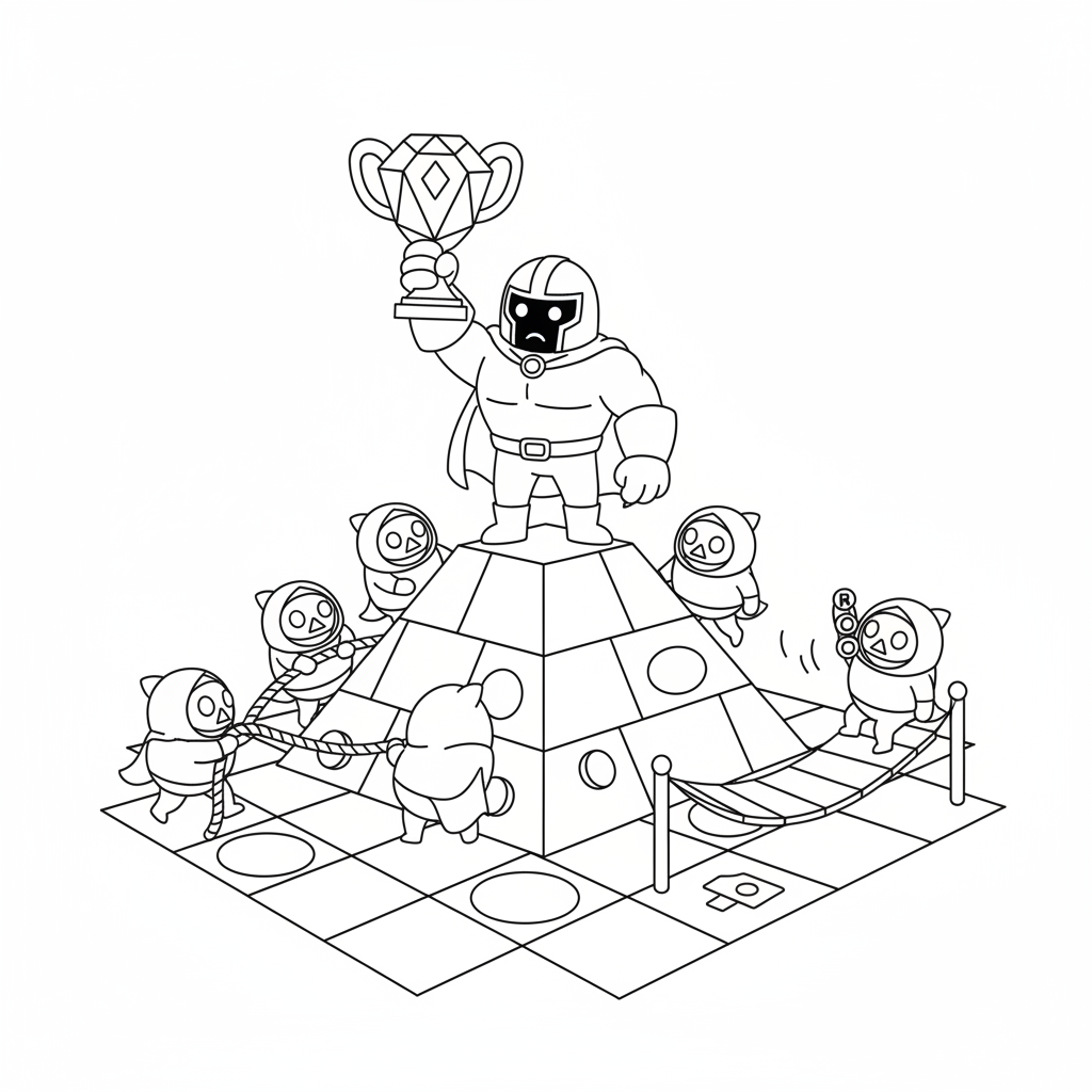 Coloriage coloriage squid game thanos 2