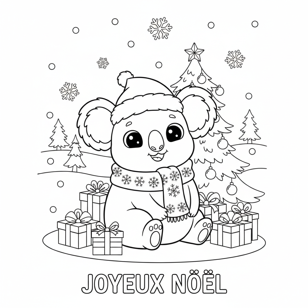 Coloriage coloriage stich noel 3