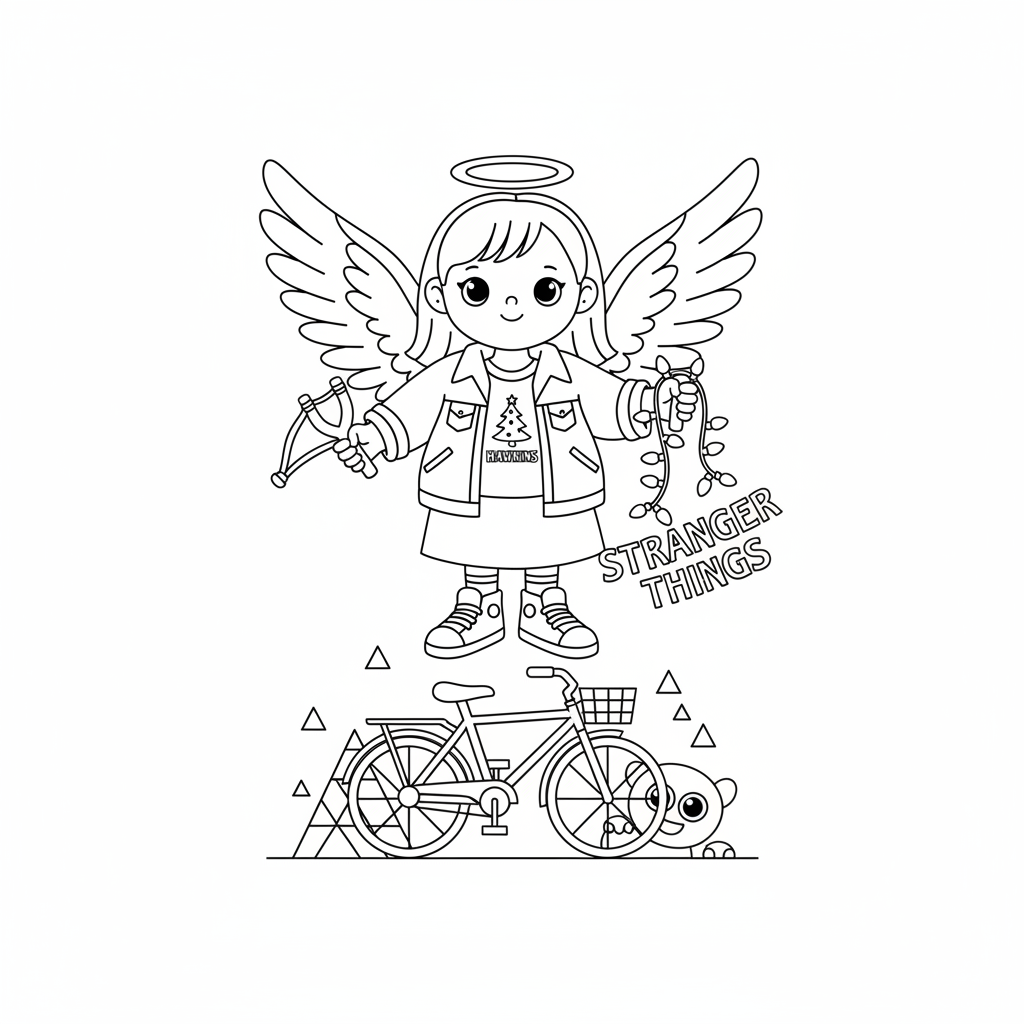 Coloriage coloriage stranger things 2