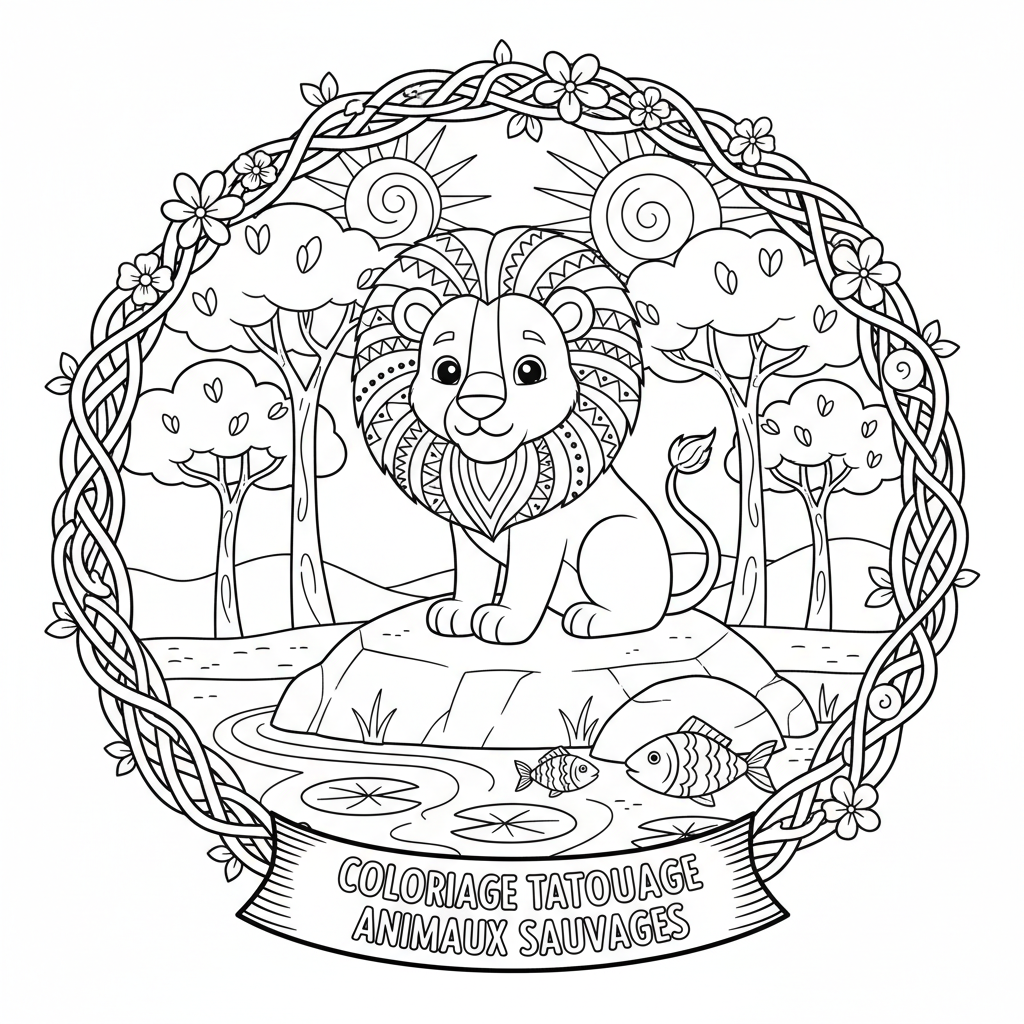 Coloriage coloriage tatouage 3