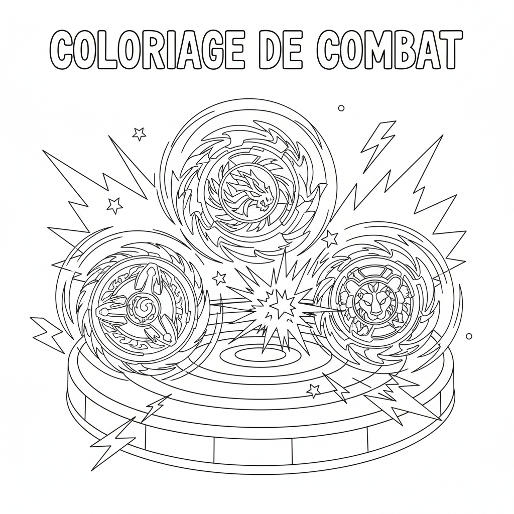 Coloriage coloriage toupies beyblade 5