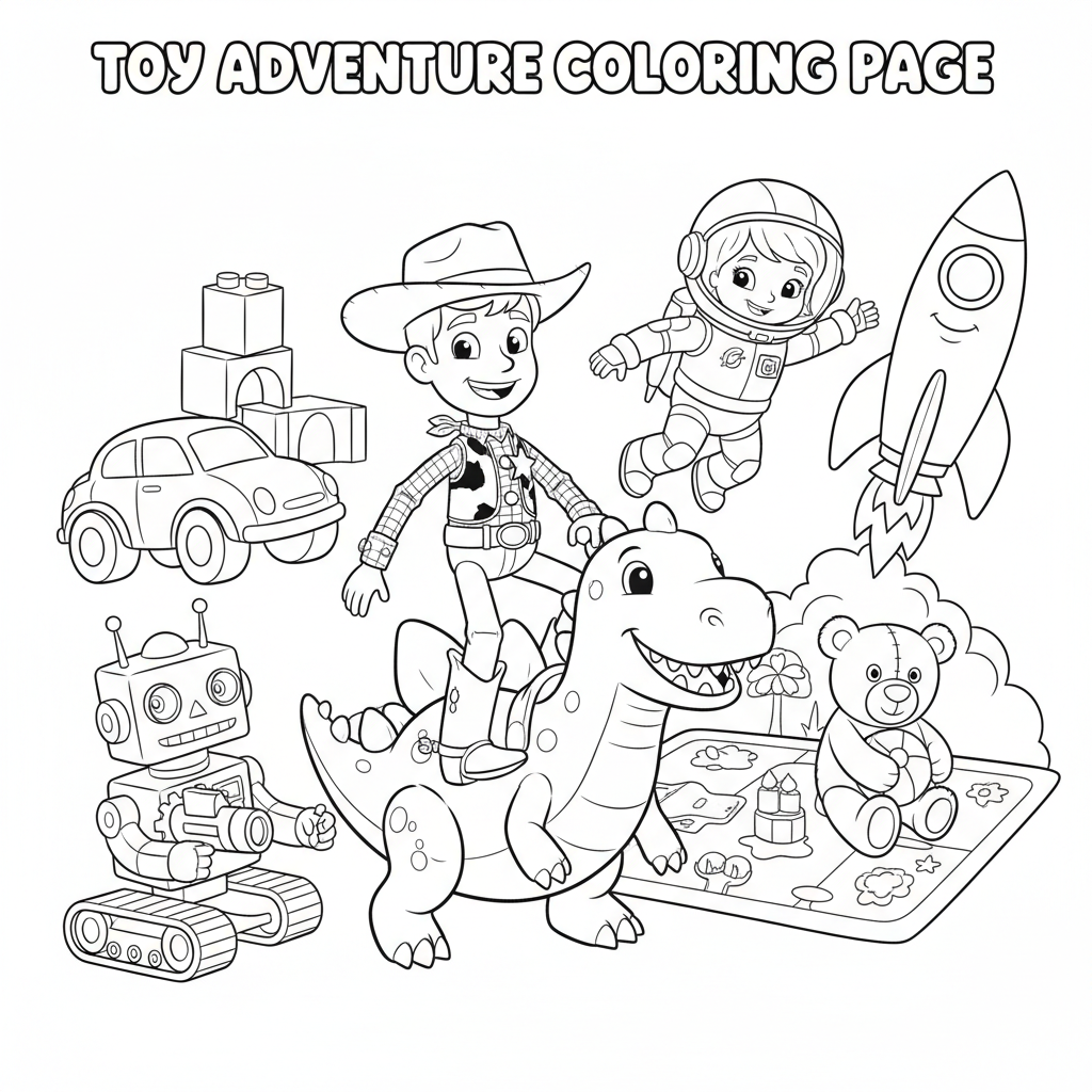 Coloriage coloriage toy story 2