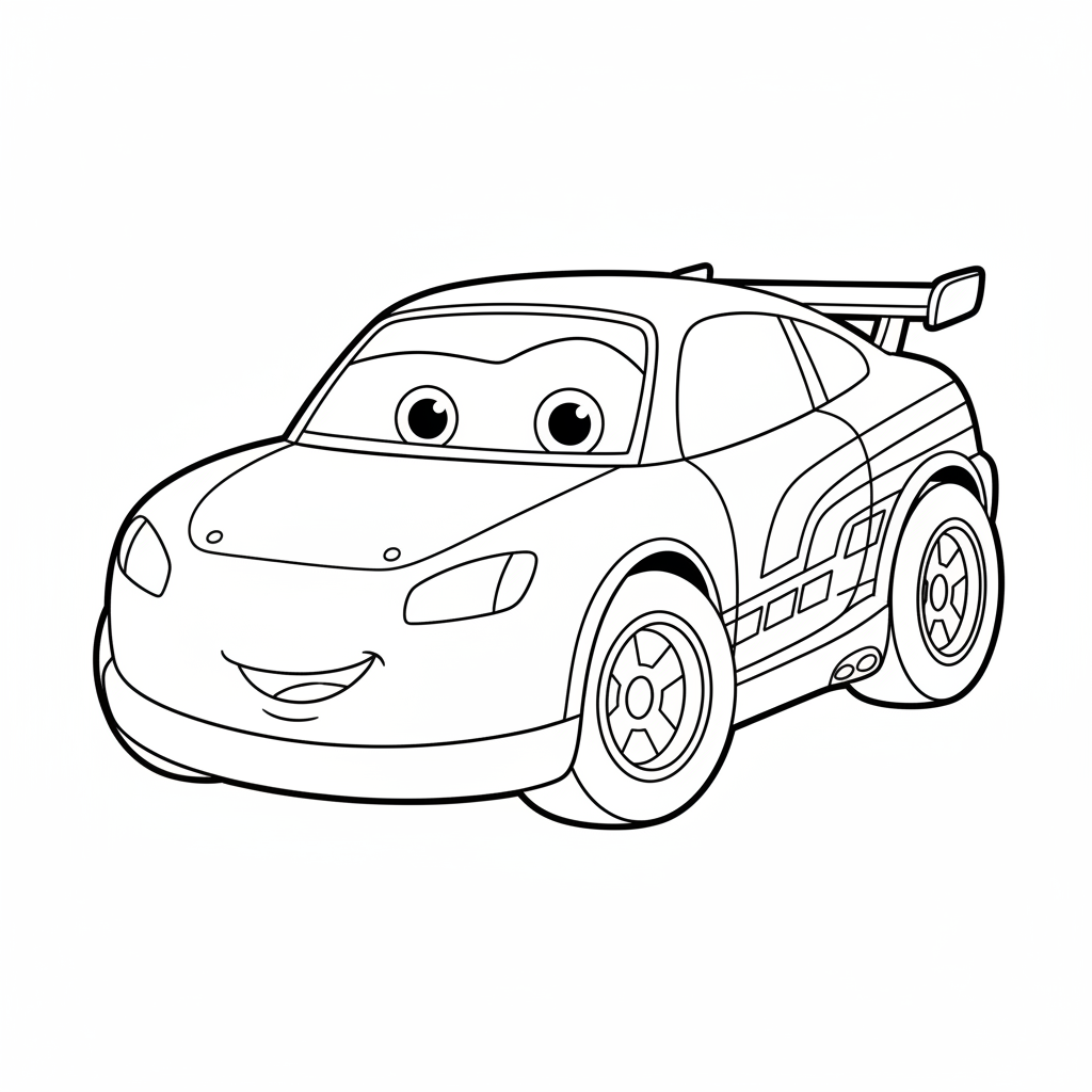 Coloriage coloriage voiture cars 4