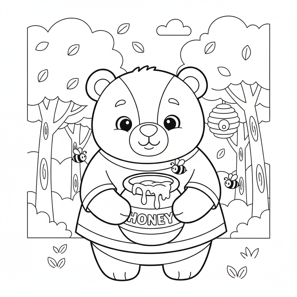 Coloriage coloriage winnie 4