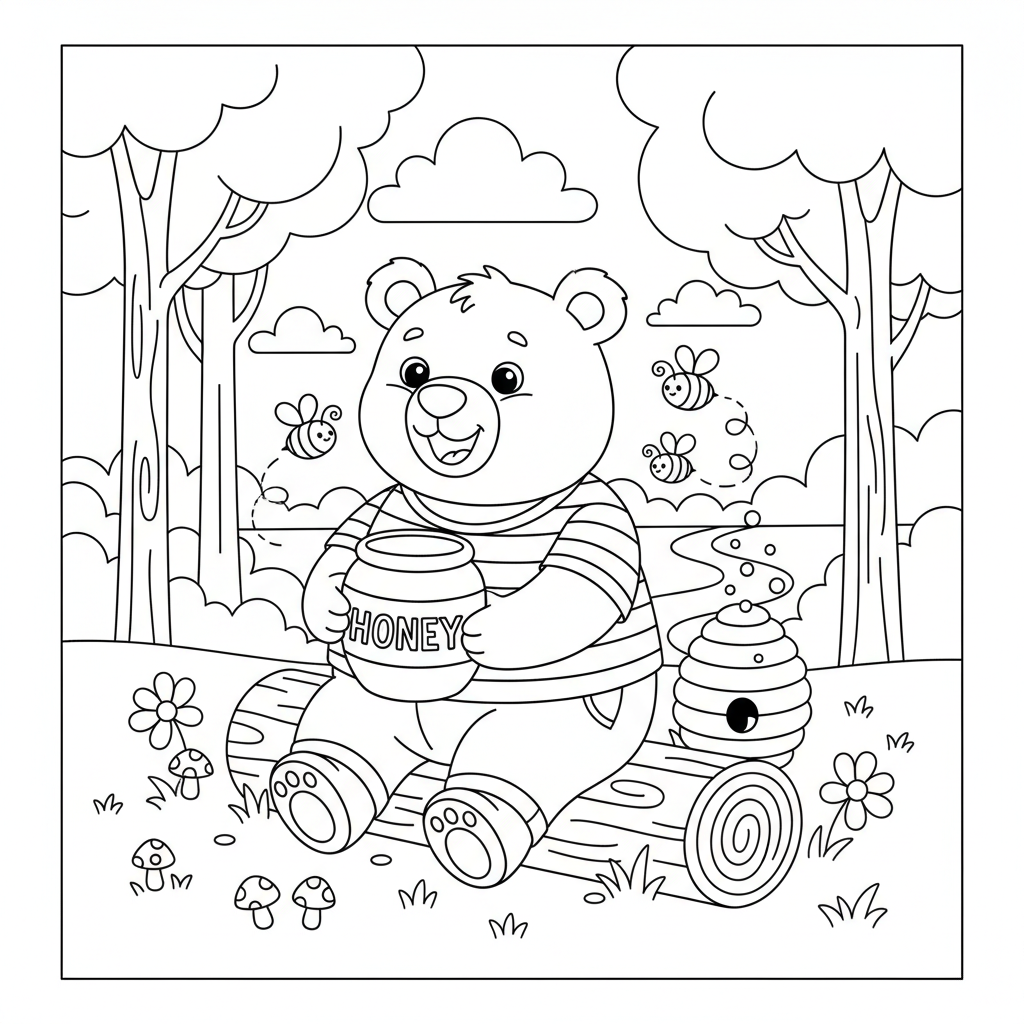 Coloriage coloriage winnie l ourson 2