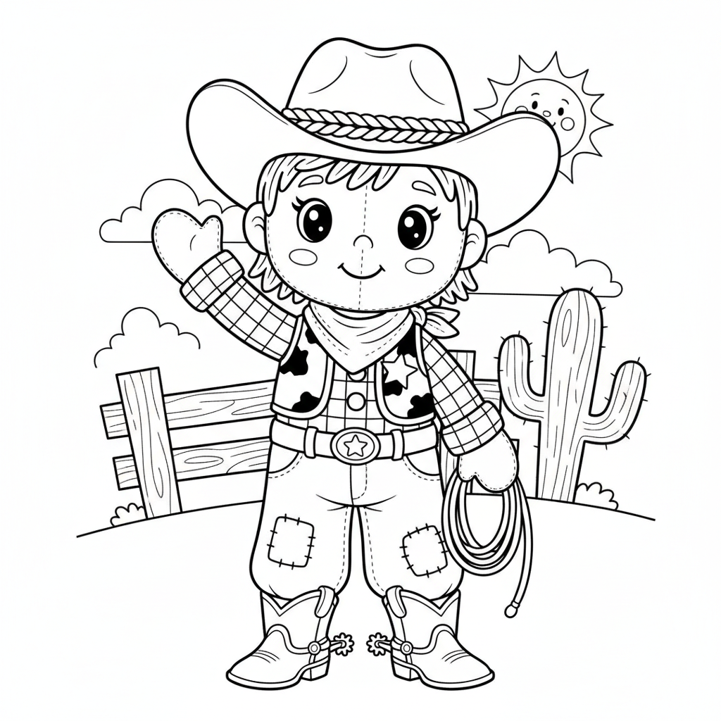Coloriage coloriage woody 4