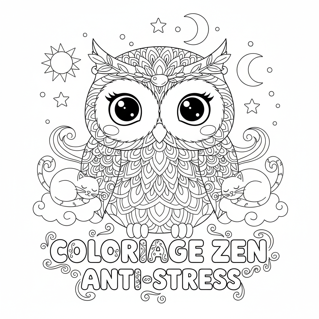 Coloriage coloriage zen 4