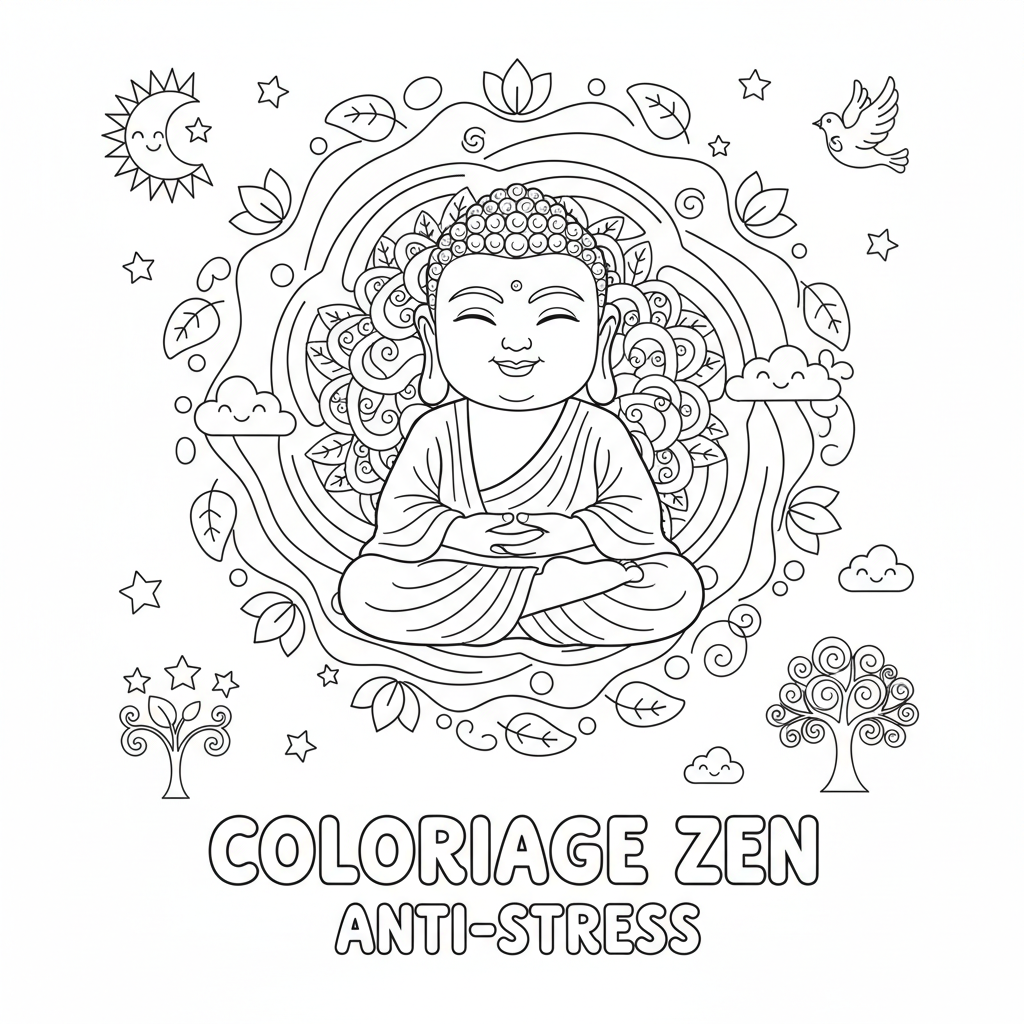 Coloriage coloriage zen à imprimer 2