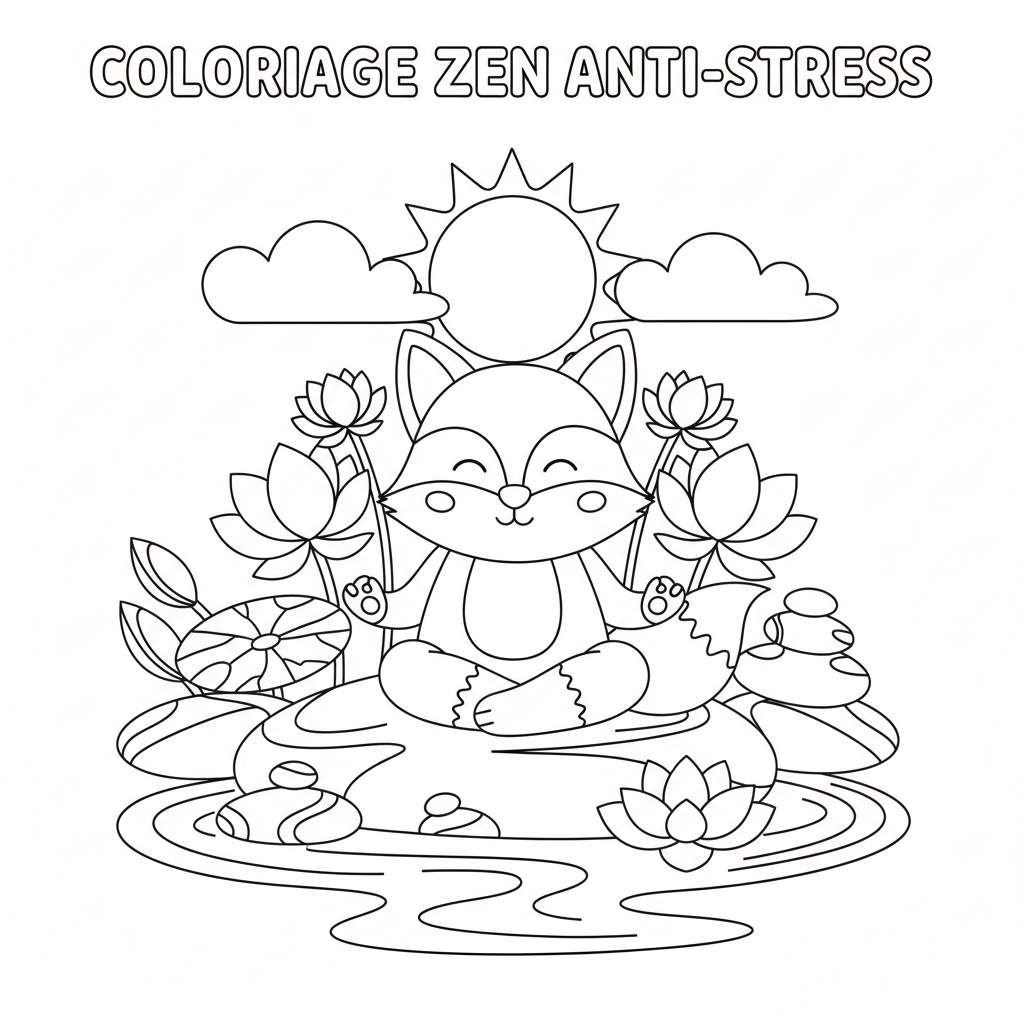 Coloriage coloriage zen à imprimer 3