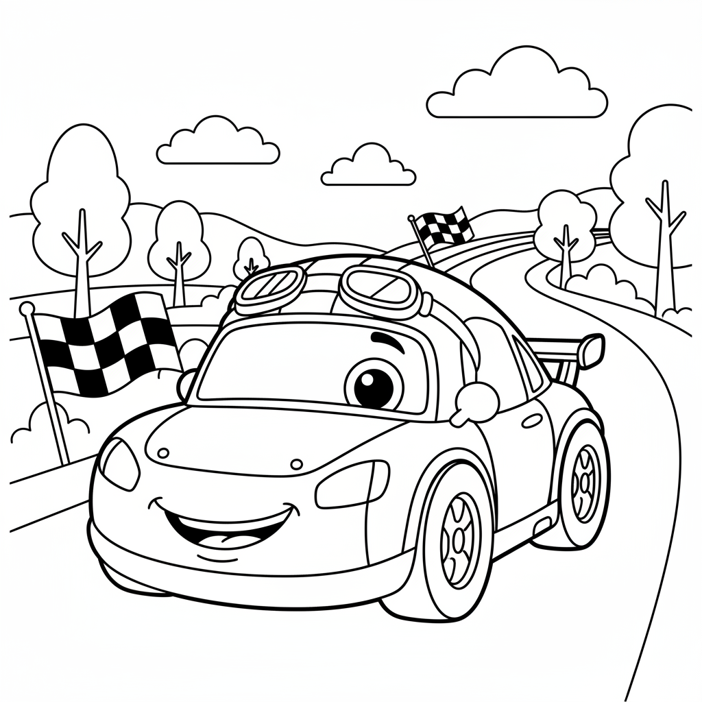 Coloriage coloriages à imprimer cars 4