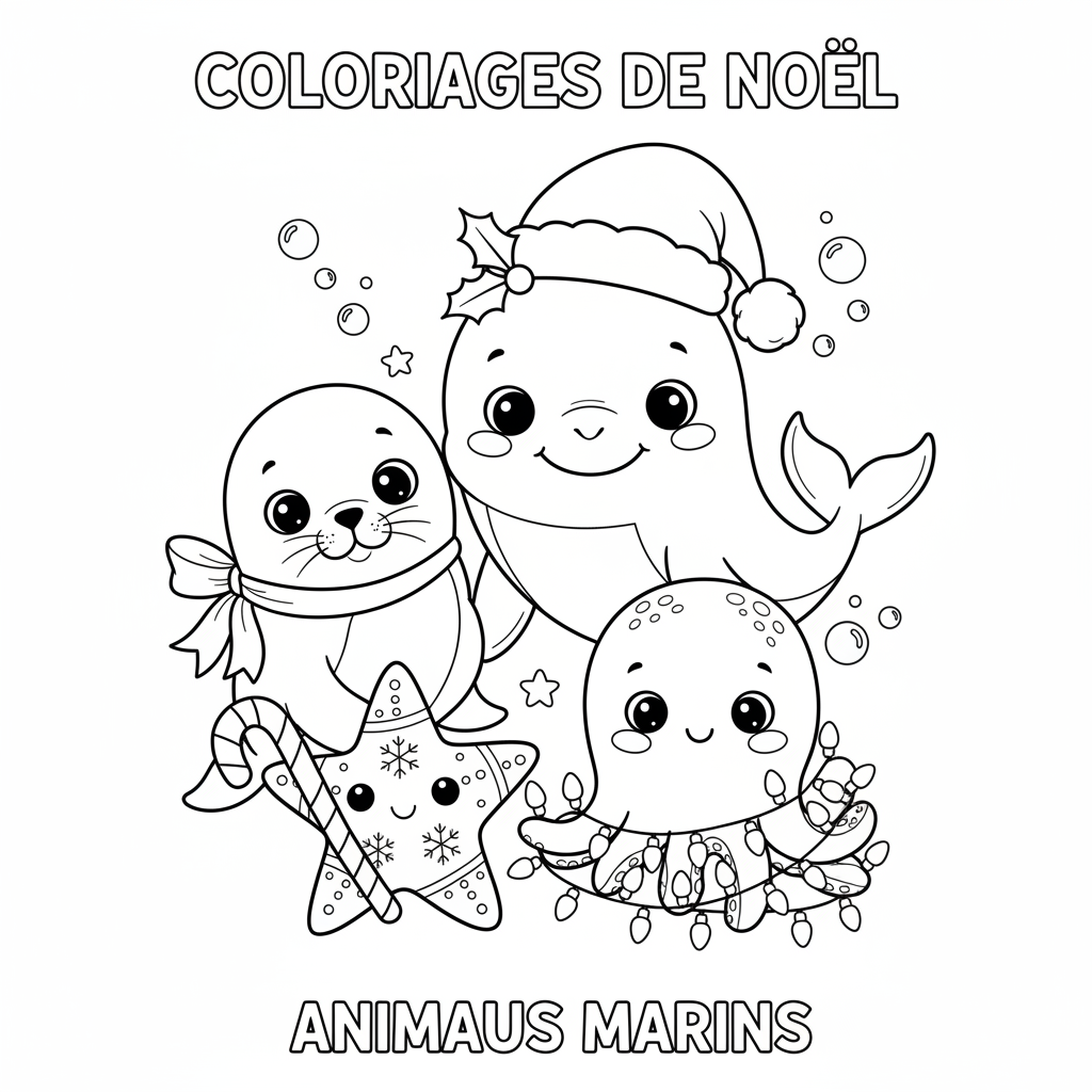 Coloriage coloriages à imprimer de noel 4