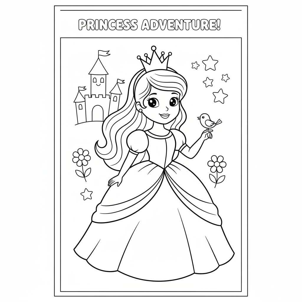 Coloriage coloriages à imprimer disney princesses 1