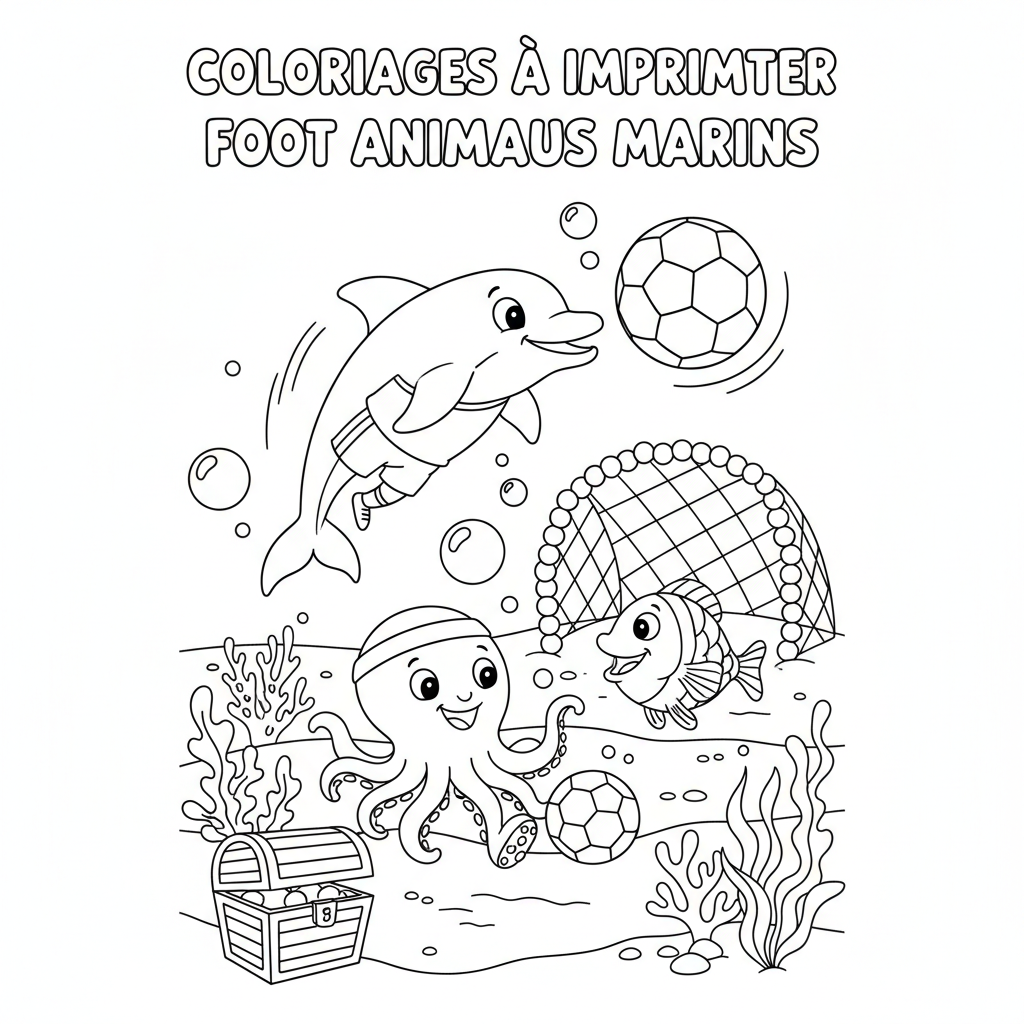 Coloriage coloriages à imprimer foot 5