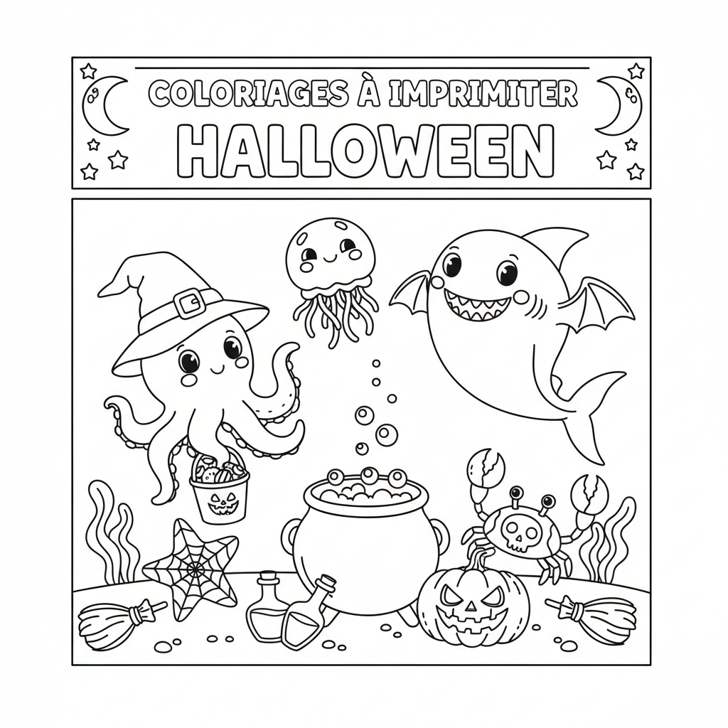 Coloriage coloriages a imprimer halloween 2