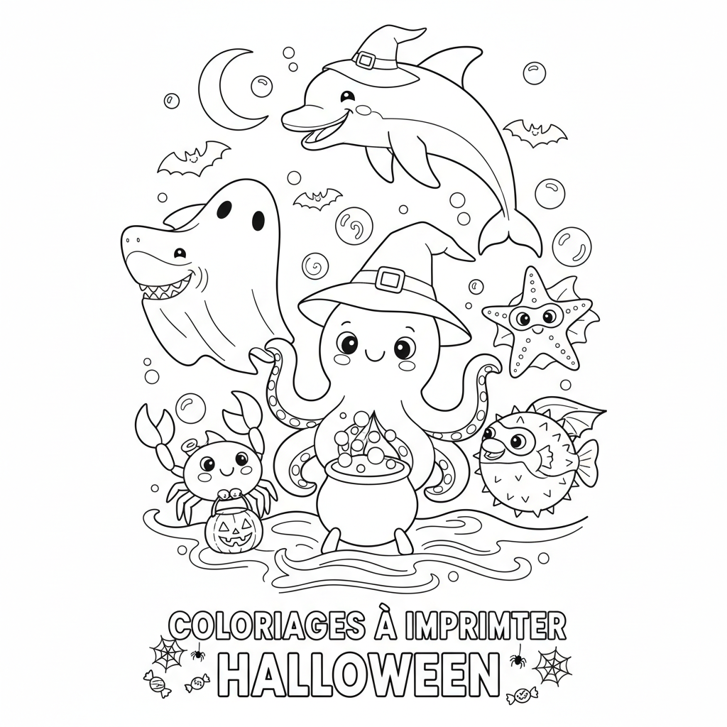 Coloriage coloriages à imprimer halloween 2