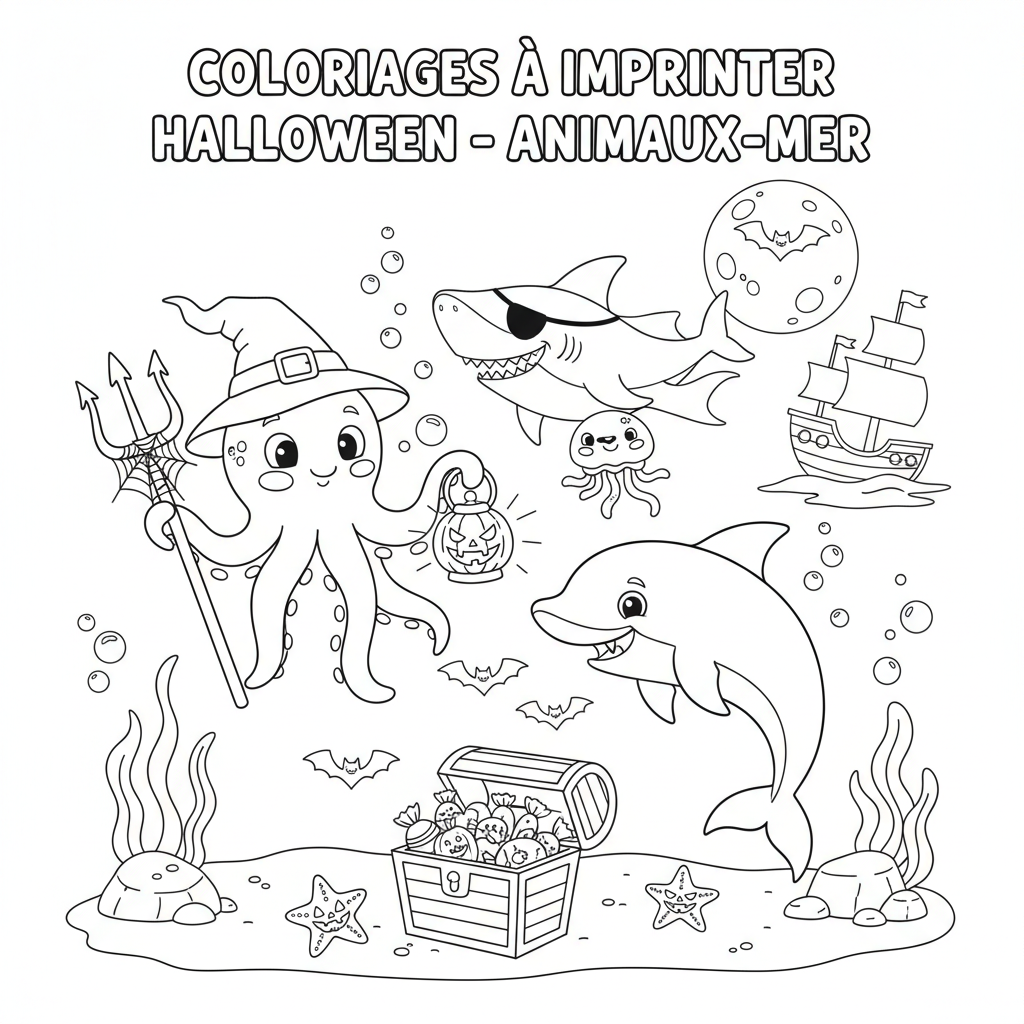 Coloriage coloriages à imprimer halloween 3